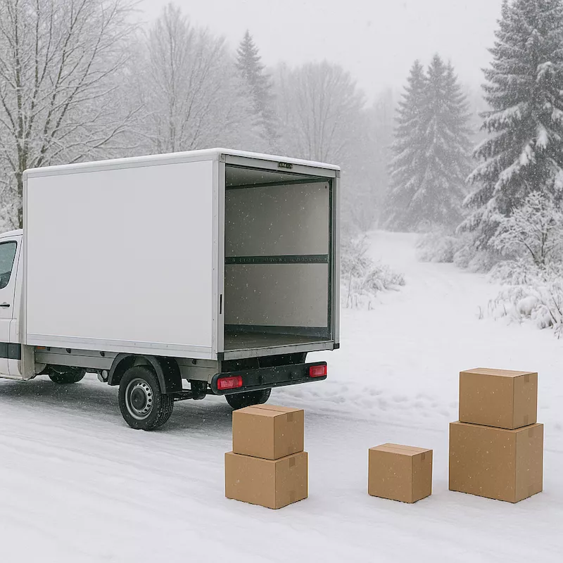 Vad du bör veta om att flytta under vintern – väder, tid och skydd